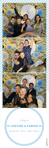 Photobooth mariage marque page