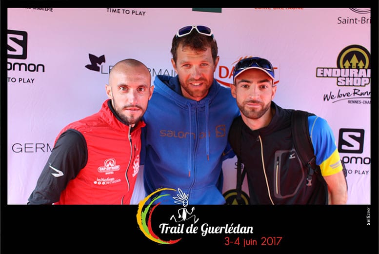 Photocall événenemnt sportif trail avec François d'Haène