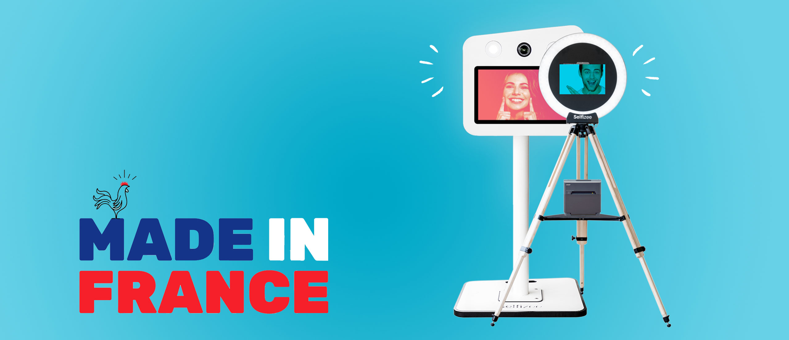 Achat et vente de photobooth (ou borne Selfie) fabriqué en France