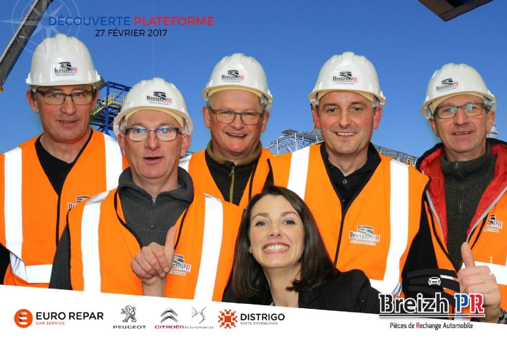 Photo selfie personnalisée lors de l'ouverture de la plateforme Breizh PR à Rostrenen, Côtes-d'Armor