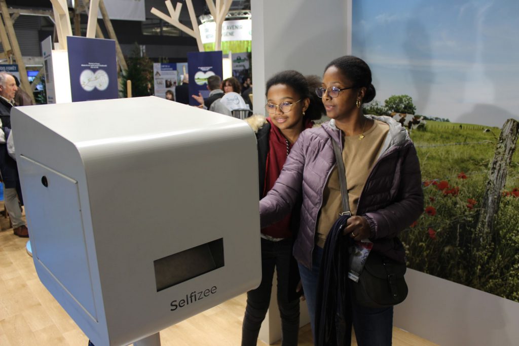 Borne photo au salon de l'agriculture de Paris en Ile-de-France