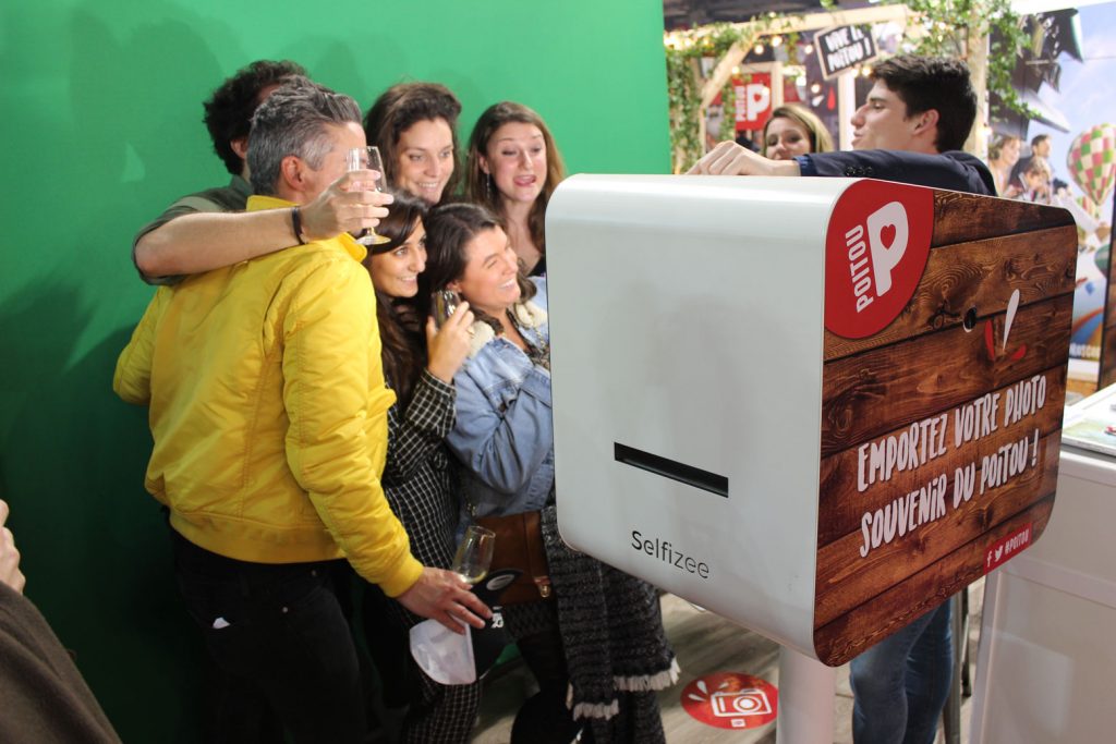 Animation photobooth avec fond vert au salon de l'agriculture de Paris en Ile-de-France