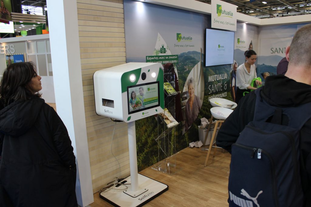 Borne photo selfie du salon de l'agriculture 2020 de Paris