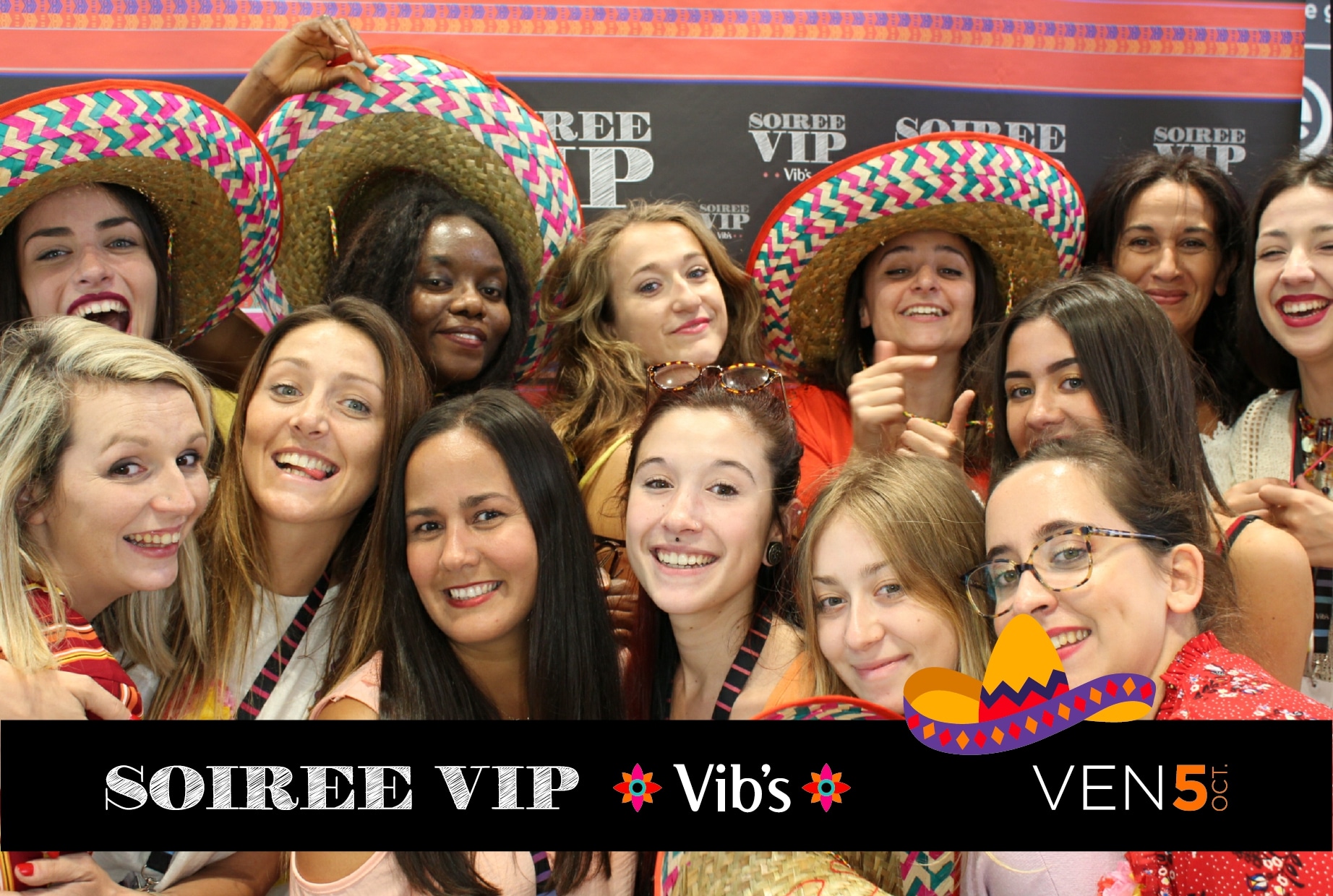 Photo personnalisée magasin Vib's Nantes avec animation borne selfie et photocall à soirée VIP octobre 2018