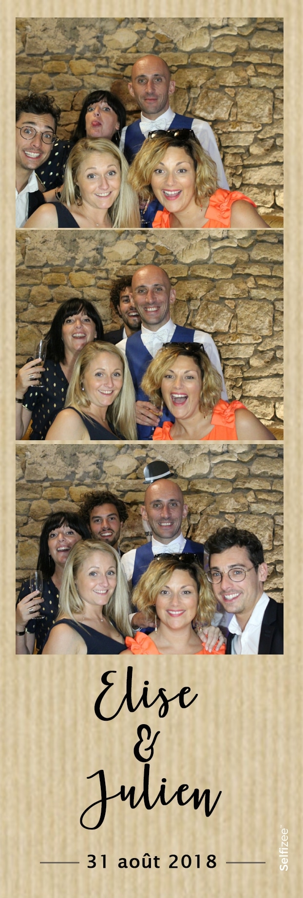 Photo mariage personnalisée à Montpellier - location borne selfie animation mariage Montpellier / Hérault