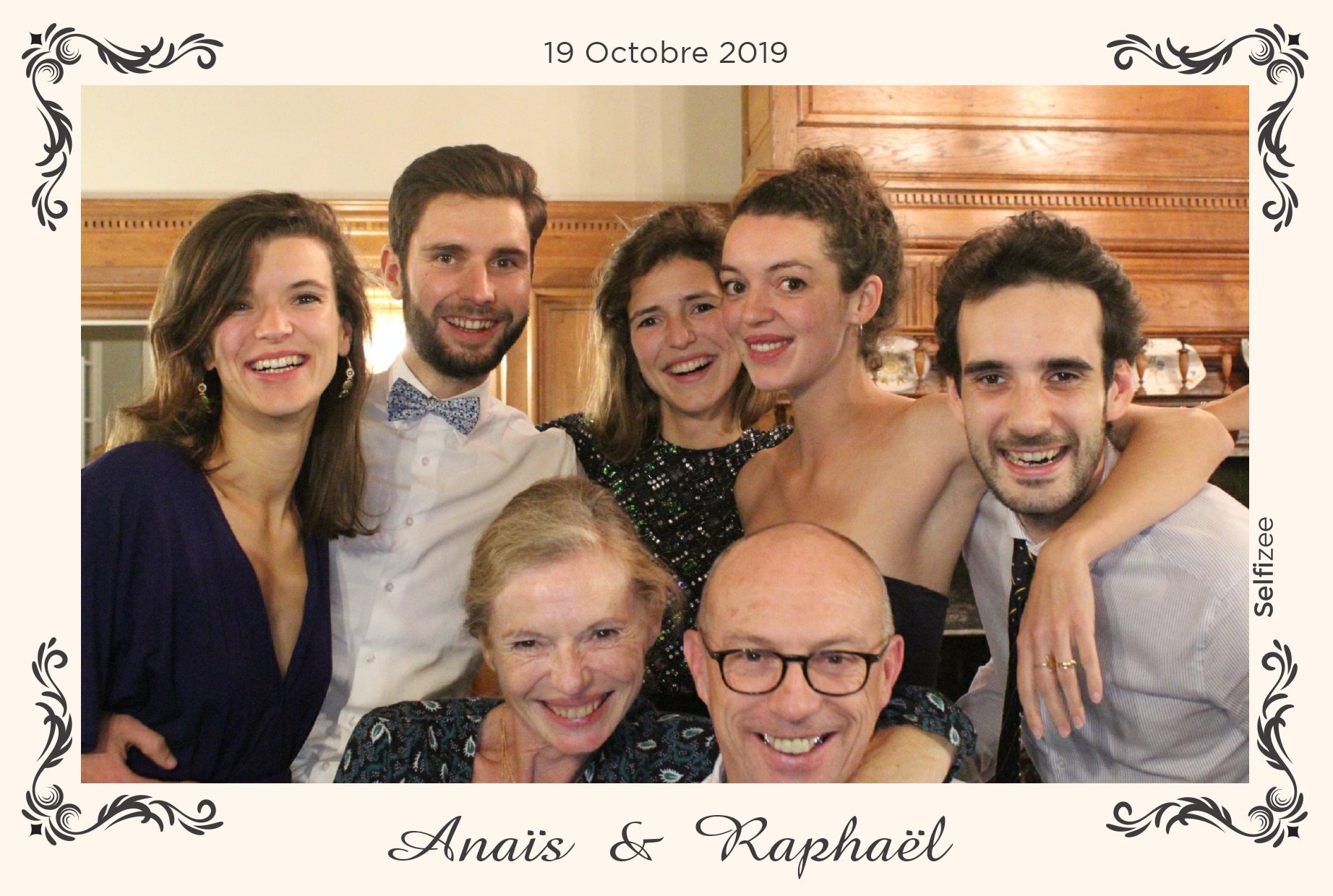 Photo souvenir mariage avec animation borne selfie et impressions photos mariage Rennes / Ille et Vilaine