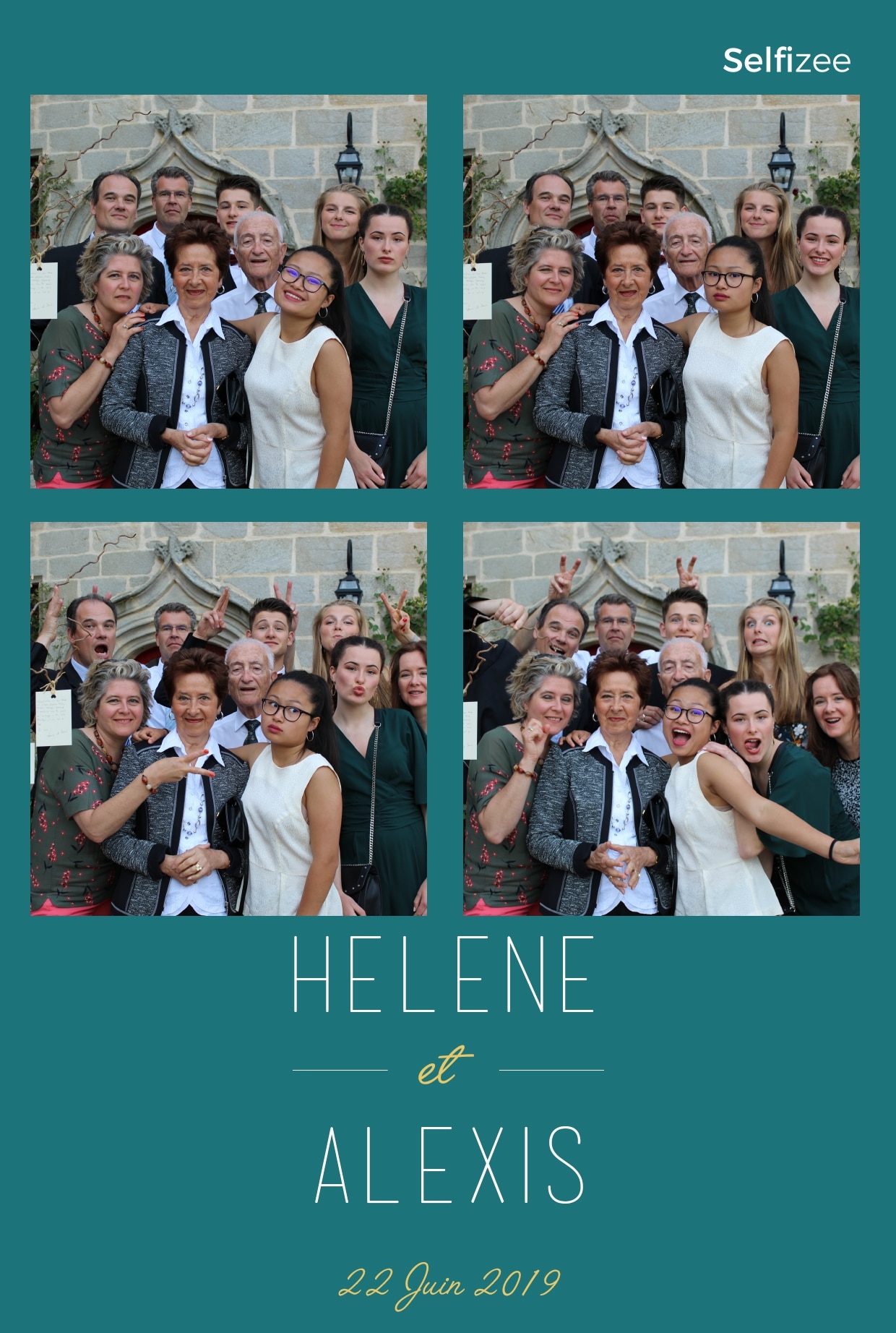 Photo mariage personnalisée avec selfie box à louer à Nantes et en Loire Atlantique pour animation mariage, fête, anniversaire ou baptême