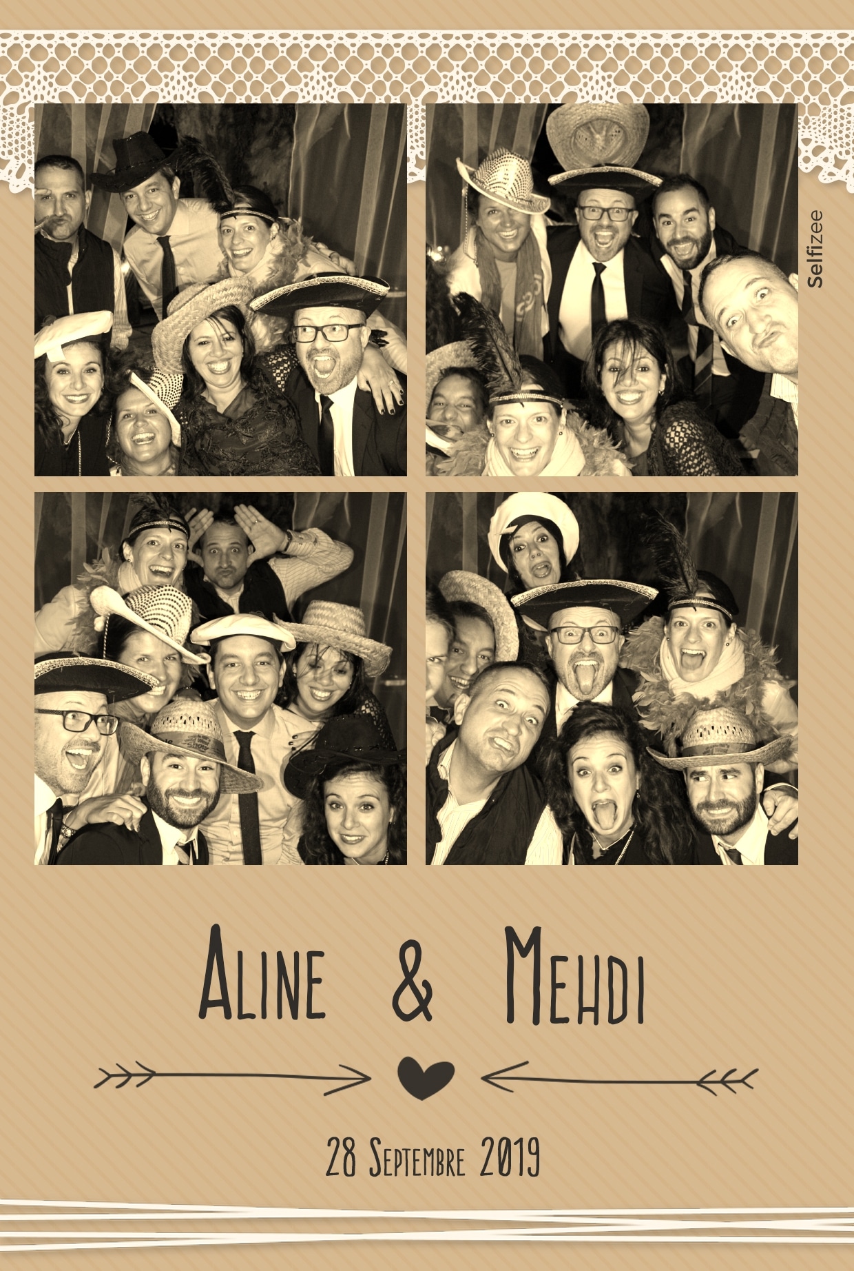 Animation photobooth mariage Limoges avec photos personnalisées - location borne selfie connectée Limoges et Haute Vienne pour mariage, anniversaire, soirée, fête, baptême