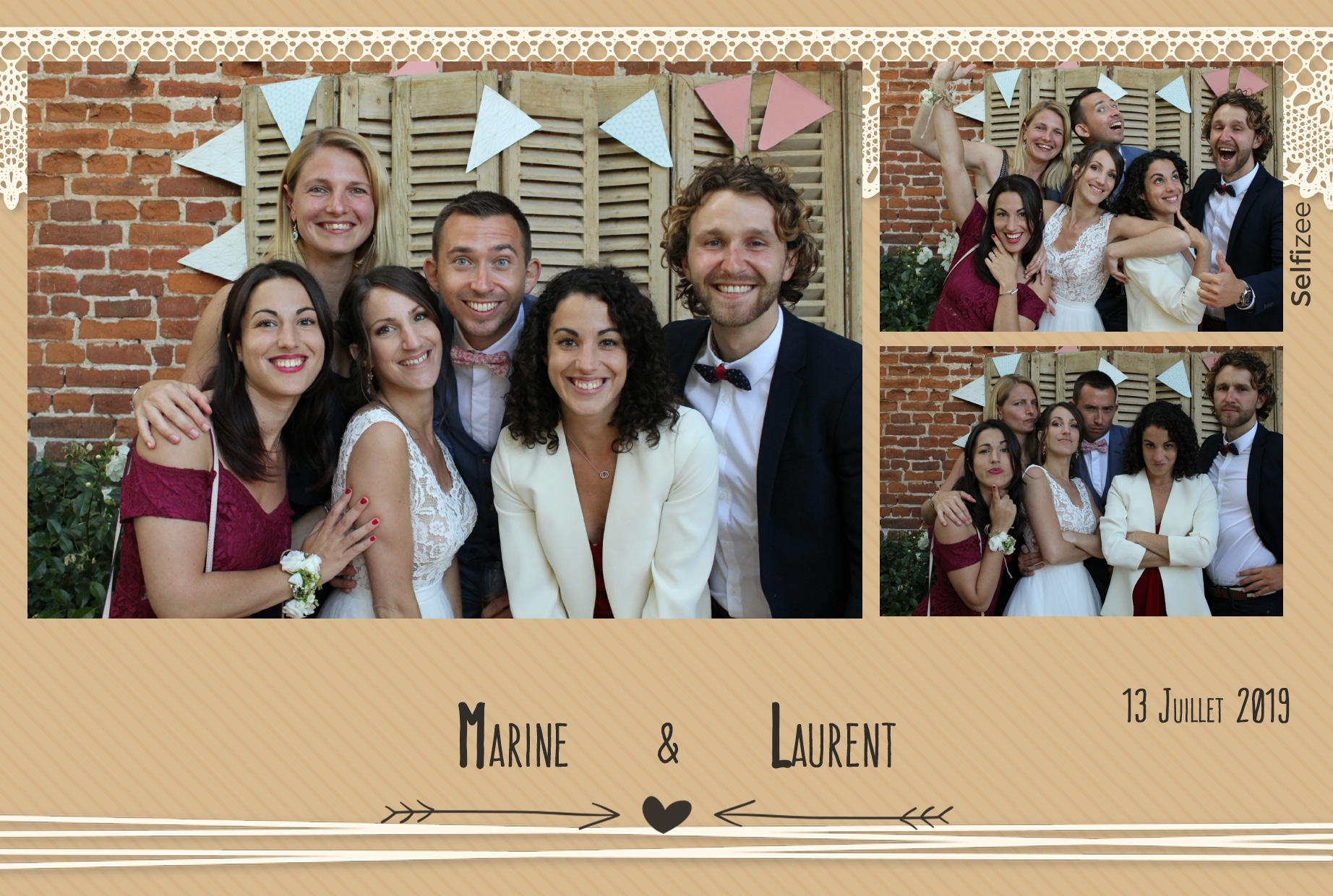 Photobooth animation selfie mariage à Rouen avec impressions photos immédiates