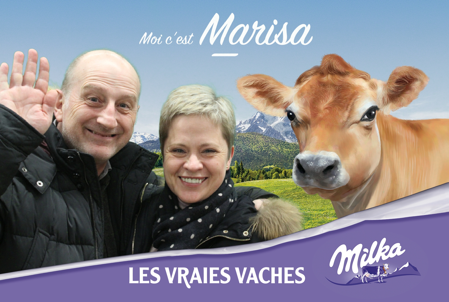 Animation photobooth et fond vert au Cora Nancy Houdemont pour photos personnalisées offre nouveaux produits Milka 2020