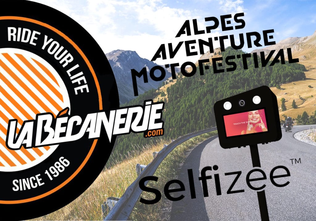 Animation fond vert pour La Bécanerie à l'Alpes Aventure Motofestival à Barcelonnette, PACA