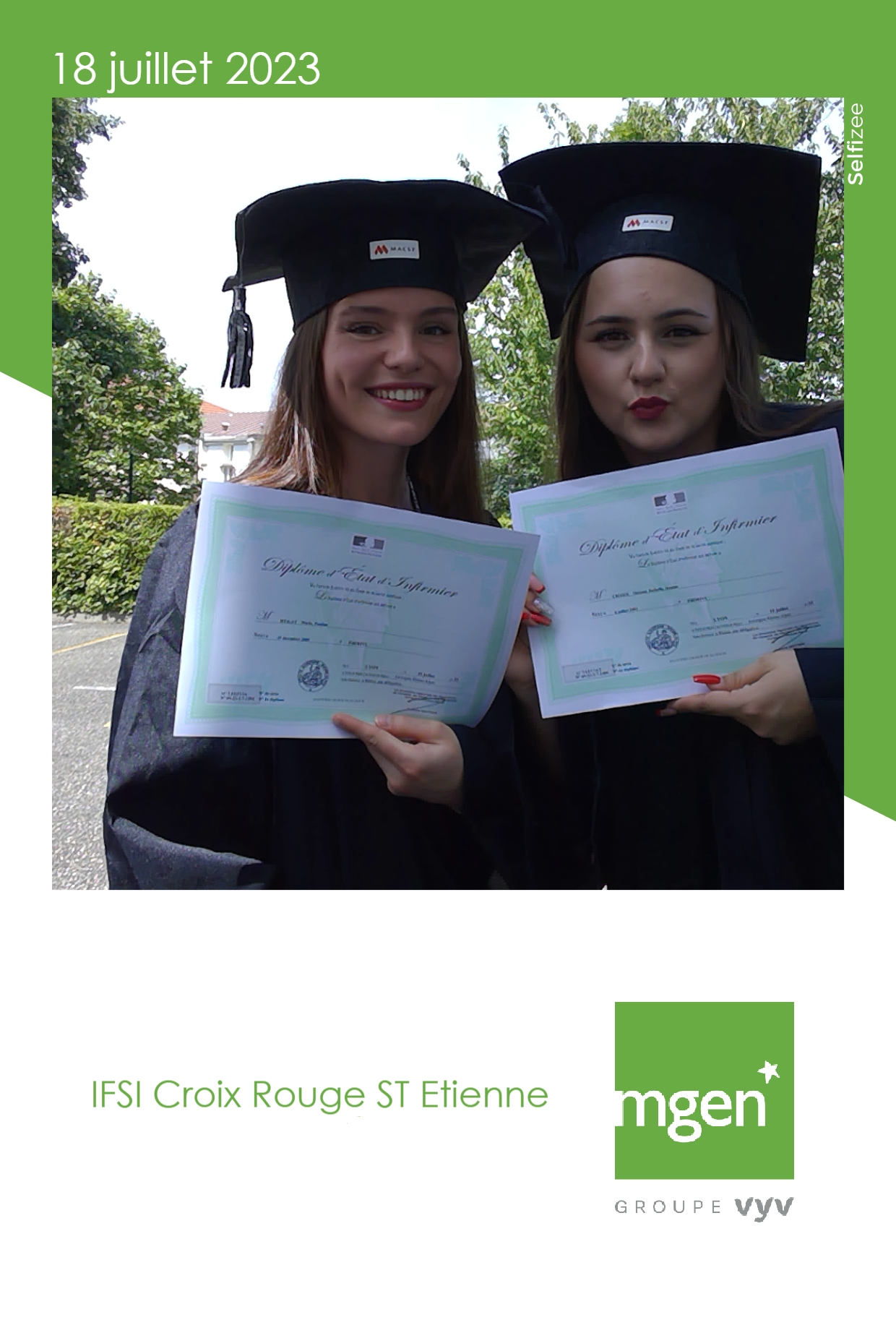 Remise des diplômes MGEN à l'IFSI de Saint-Etienne