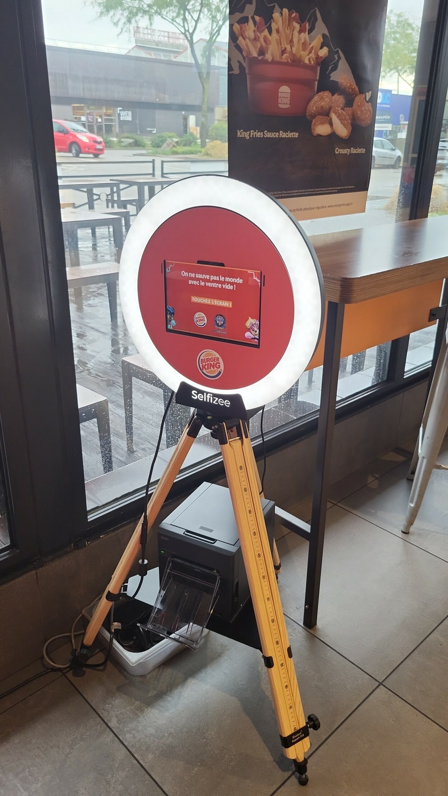 Box à selfie Burger King