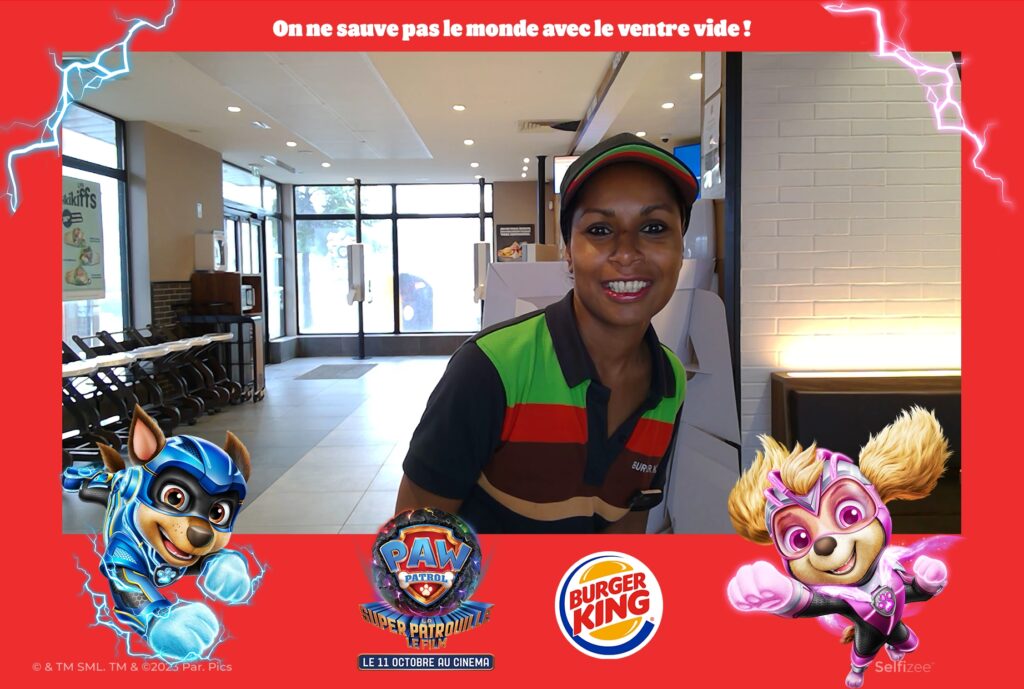 cadre photo, borne photo burger king