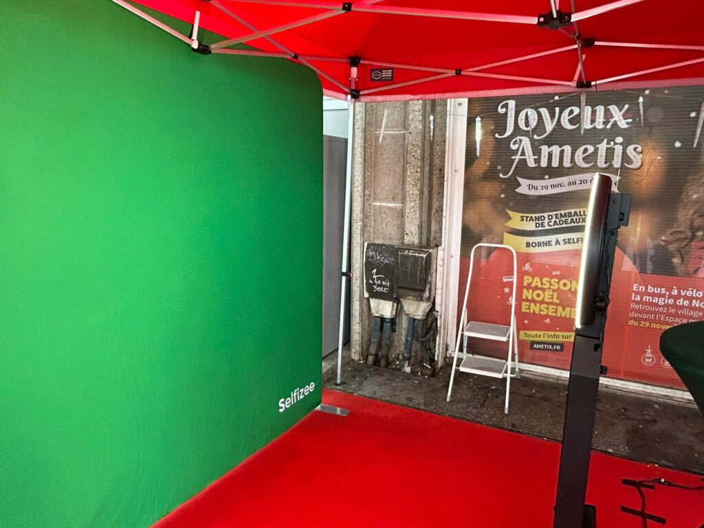 animation photobooth pour Noël à Amiens