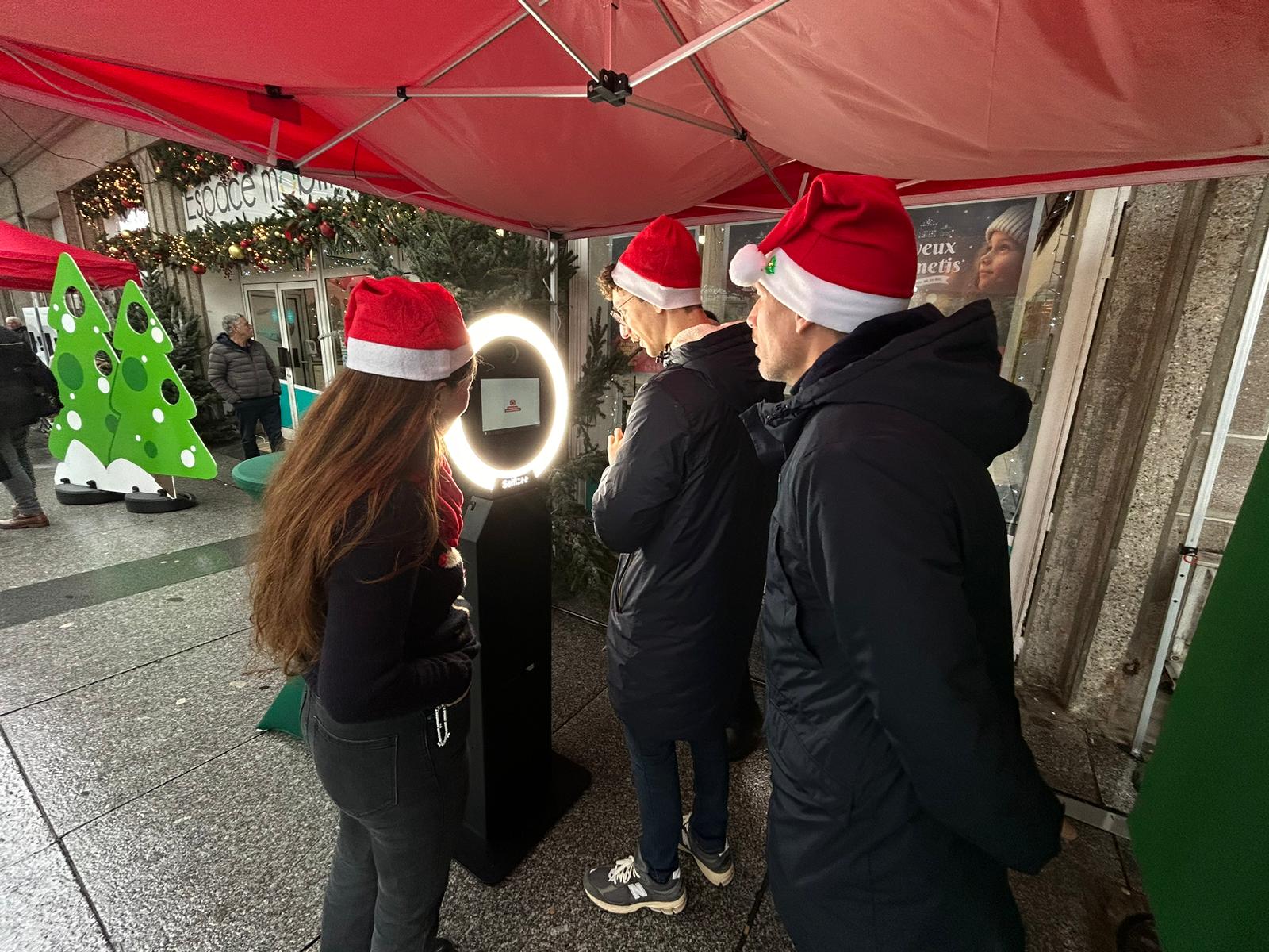 Photobooth Amiens, fête de noël