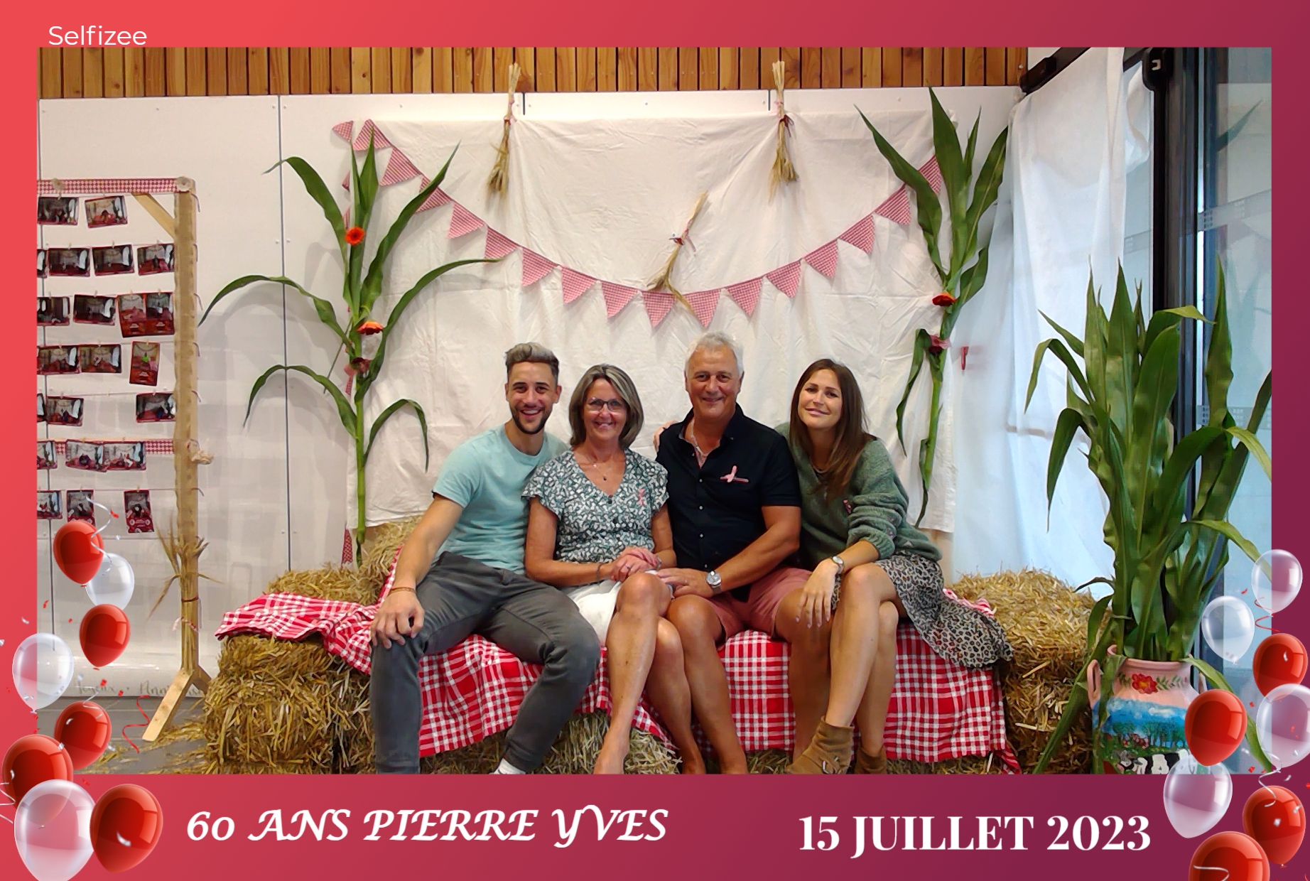 60 ans capturé avec un photomaton en location sur Lannion