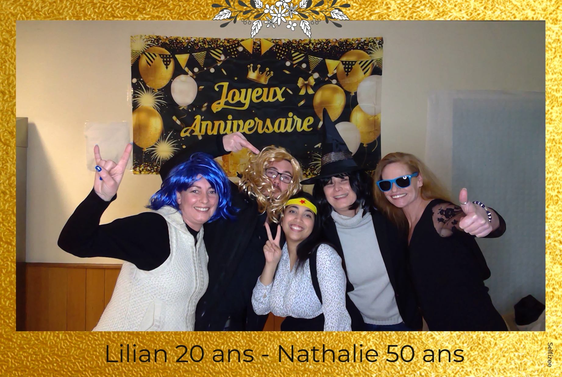 Anniversaire 50 ans à Villefranche-sur-Saône avec la location photobooth